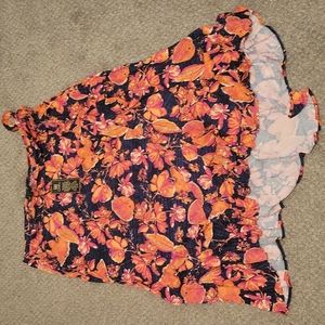 Diane Gilman Wrap Ruffle Skirt. Size 1X.